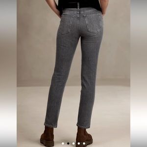 Banana Republic ⚡️✨ the H i g h R i s e Straight Jean - charcoal gray wash🌊 🩶